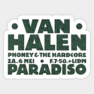 Van Halen Paradiso Sticker